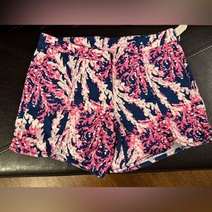 Lilly Pulitzer Pink and Blue Patterned Shorts